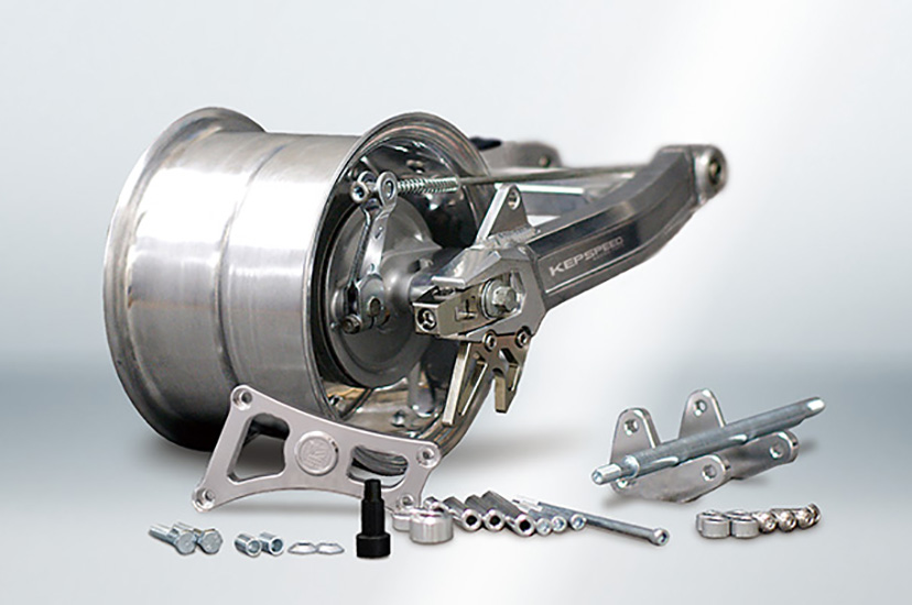 KEPSPEED製】モンキー純正ドラム対応 8インチ5.5Jホイール付ワイド