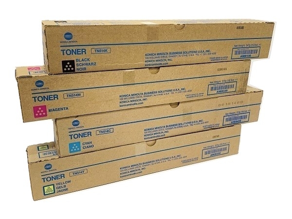 Konica Minolta Bizhub TN-514 Complete Toner Cartridge Set | GM