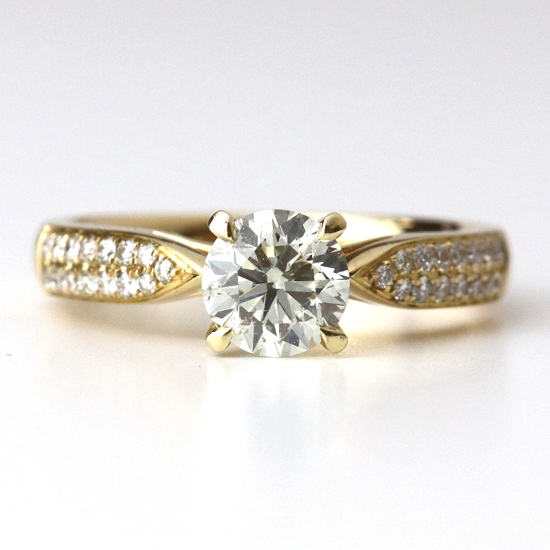 K18ダイヤモンド1カラットリング Gold-EP（ゴールド・イーピー