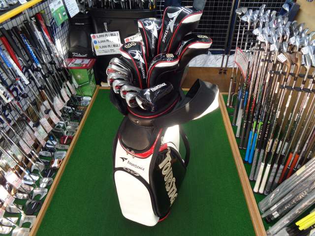 ツアーステージ V773 キャディバッグ付きクラブセット アイアンセット