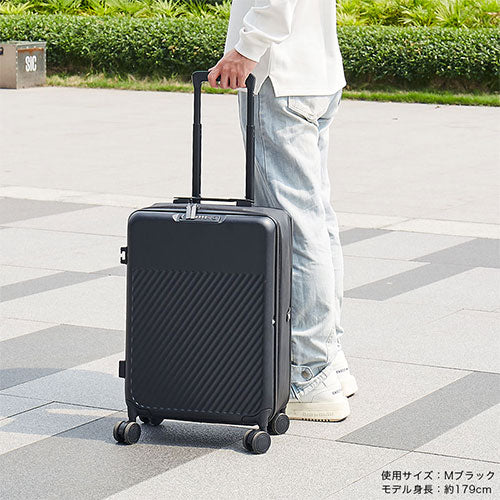 スーツケース M 40L 2-3泊用 バッグ 小物 おしゃれ ぼん家具 ETC001671
