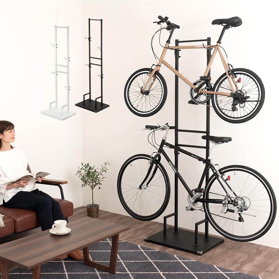 室内用サイクルスタンド 2台用 アウトドア レジャー サイクルスタンド