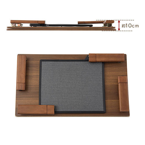 薄型ヒーター折れ脚こたつ 105×60cm テーブル こたつ おしゃれ ぼん