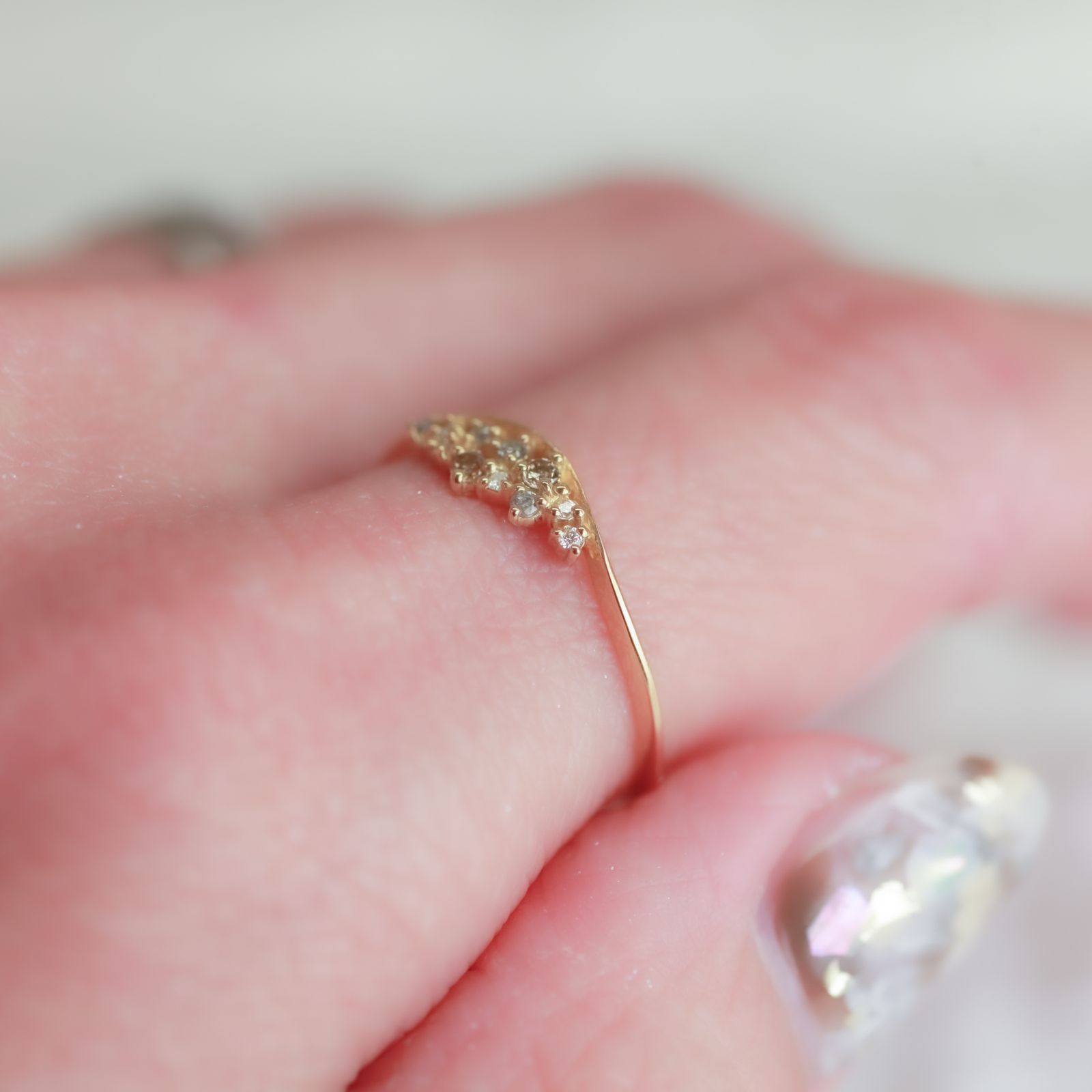 e.m. - 【11号即日発送可】マルチカラーダイヤモンドリング | GENTiL