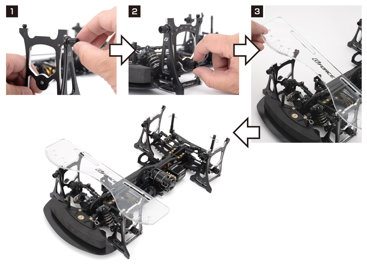Set Up System V2 for 1/10 Touring(Black) [G0397] - スーパーラジコン