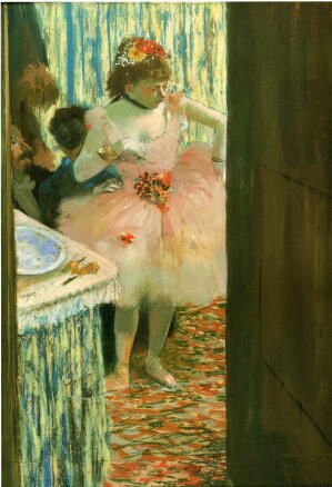 更衣室のバレリーナ ドガ 複製画 絵画 レプリカ