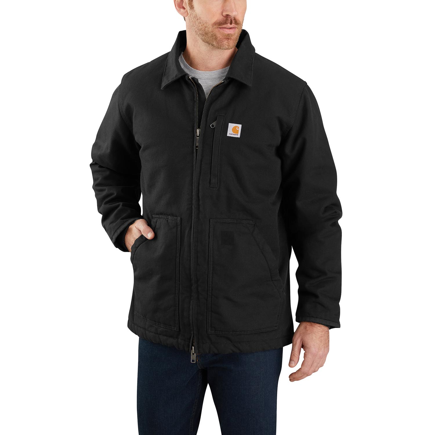 Carhartt Loose Fit Washed Duck Sherpa-Lined Coat | Galls