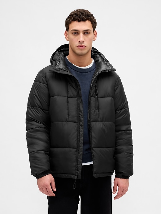 Recycled Heavyweight Puffer Jacket | Gap
