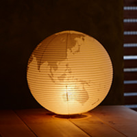paper moon 05G スタンドランプ・Φ30cm｜内田繁｜照明のライティング