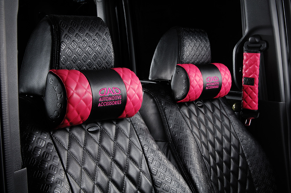 ネックパッド タイプ キルティング ピンク【HA584-02】 | シートカバー