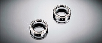 D.A.D クリスタル ハザードボタン リング [3#アルファード/ヴェル