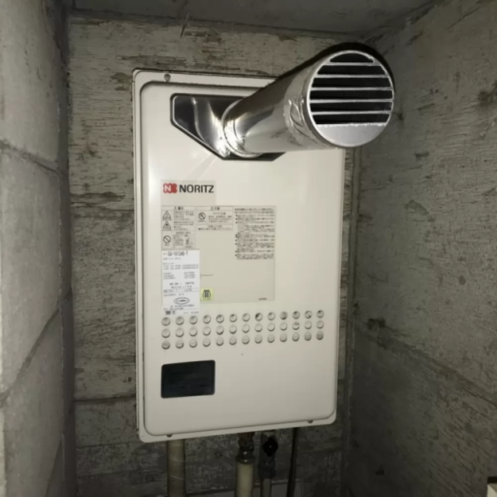 ノーリツGQ-1612WE-T→リンナイRUX-A1615T-L(A)-E｜八尾市の給湯器交換