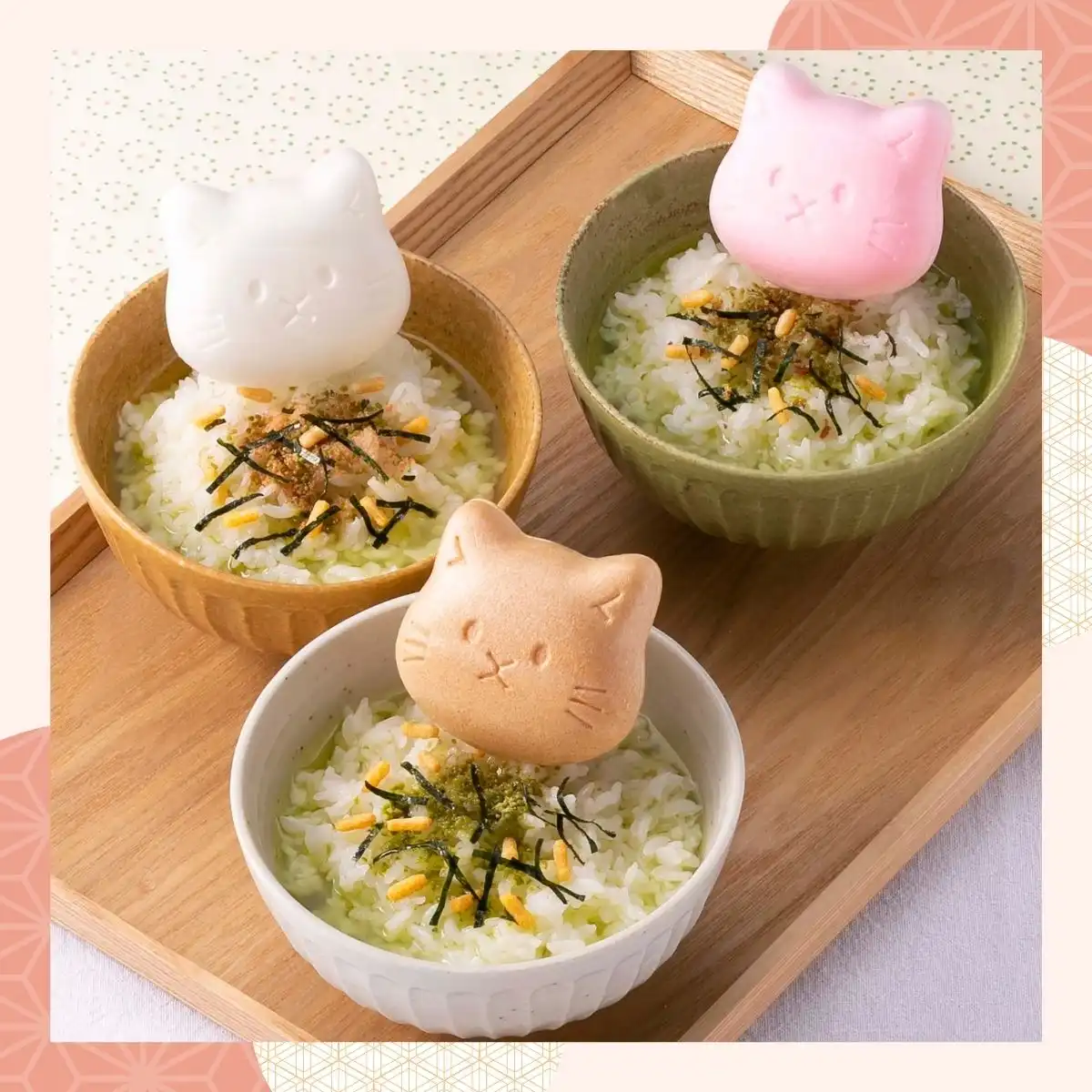 福ねこ最中(お茶漬け) 3個入｜ギフトプラザオンライン