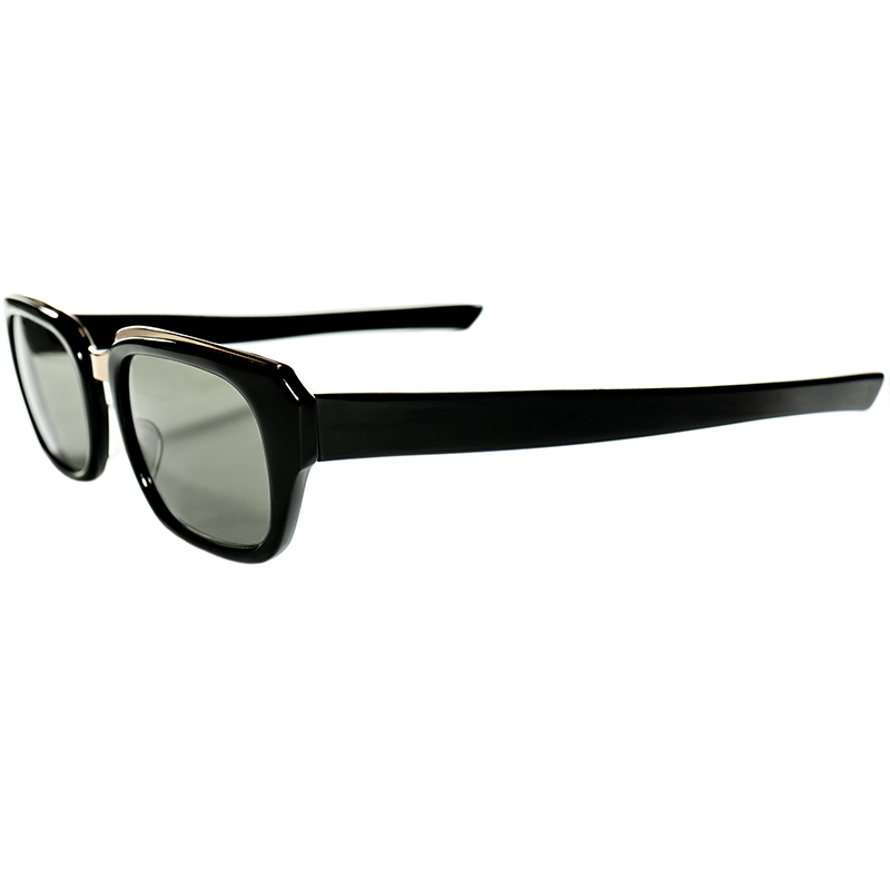 GIG LAMPS 1960s AMERICAN OPTICAL LTD BLACK SUNGLASSES MADE IN USA