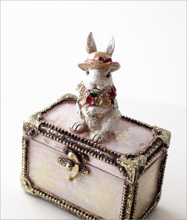 小物入れ おしゃれ ボックス ケース うさぎ ラビット 雑貨 かわいい