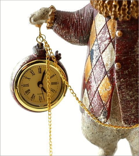 置き時計 うさぎ おしゃれ アンティーク かわいい 置物 雑貨 オブジェ