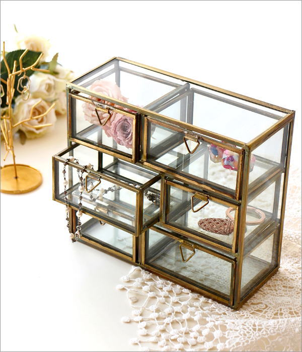 小物入れ ショーケース キャビネット ジュエリーケース 87137BX-SV