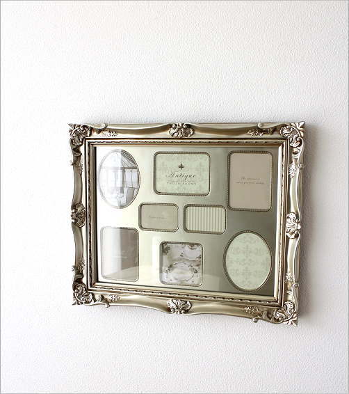 壁掛けフォトフレーム おしゃれ 複数枚 クラシック ヨーロピアン