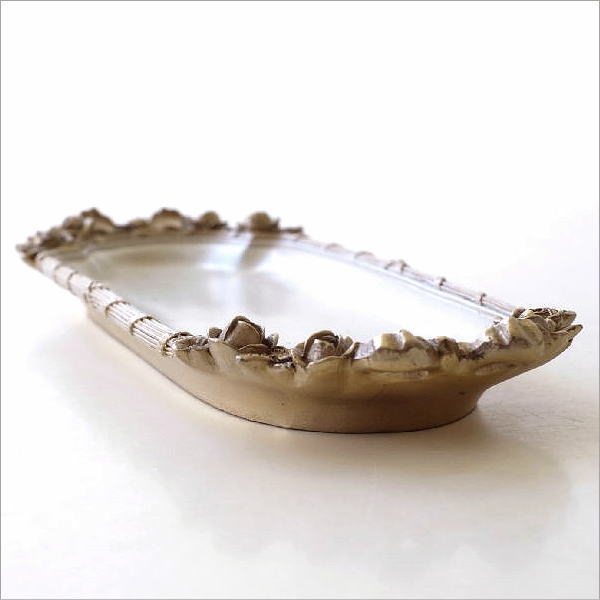 トレー トレイ おしゃれ 小物置き 卓上 エレガント クラシック