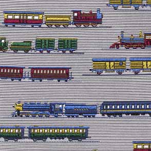 機関車レトロ(グレー): ネクタイ | 銀座田屋