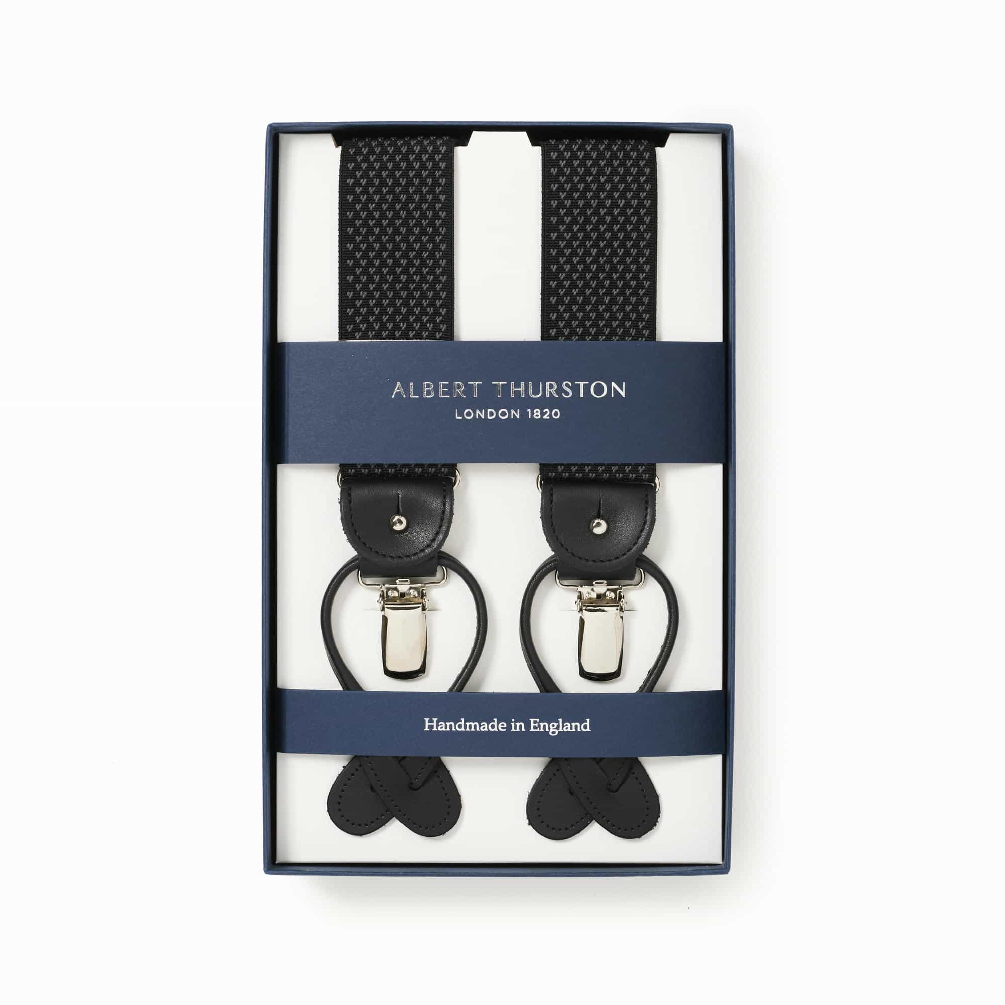 ALBERT THURSTON】サスペンダー(ブラック): サスペンダー | 銀座田屋