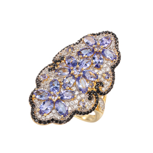 GSTV K18YG シャイニーロープ シャンデリアステーション2連