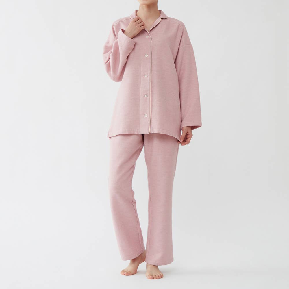 綿100％ ネル起毛 パジャマ 長袖長パンツ 【送料無料】【SALE