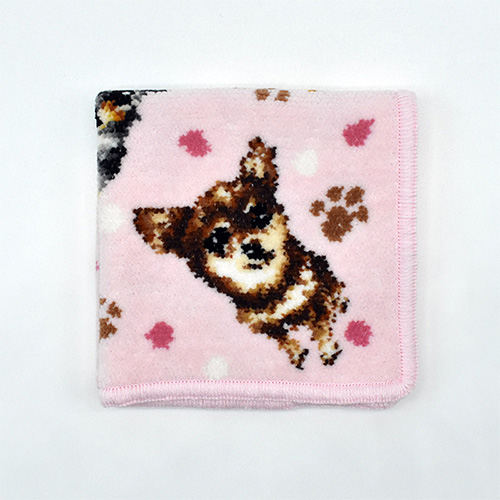 総柄チワワ ハンカチ CZGDCSH2-PK | ソノタゲンセン | GREEN DOG & CAT