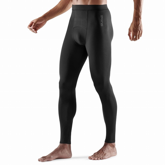 SKINS（スキンズ）SERIES-3 メンズ スリープ ロングタイツ(44 ブラック