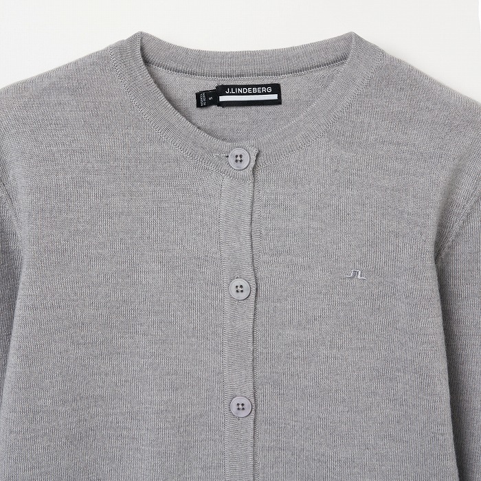 J.LINDEBERG（ジェイリンドバーグ）カーディガン(36 Lグレー系): J