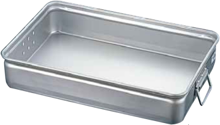 アルミ手付き番重（板取手）｜寸胴鍋などキッチン用品の通販サイト