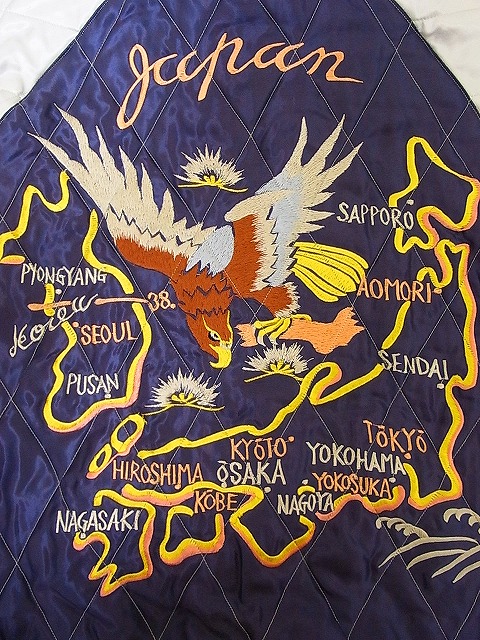 TAILOR TOYO[テーラー東洋] スカジャン 6th HELICOPTER CO.×鷲,JAPAN