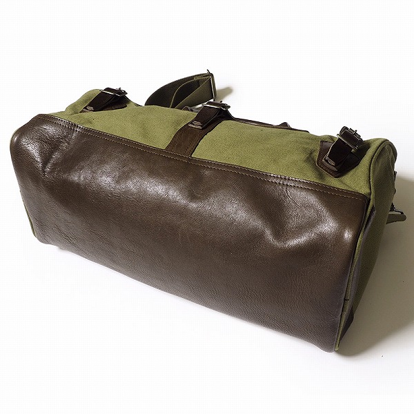 WAREHOUSE[ウエアハウス] ボストンバッグ レザー ＆ キャンバス 5218