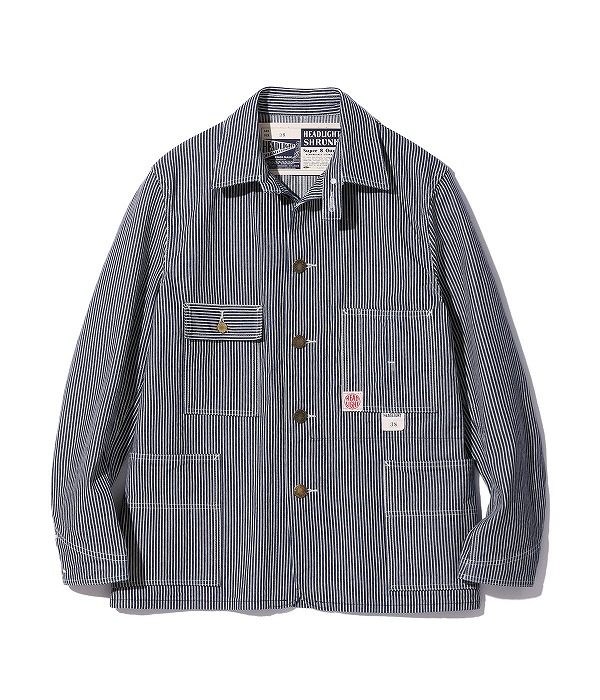 HEADLIGHT[ヘッドライト] カバーオール HD15535 11オンス ヒッコリー