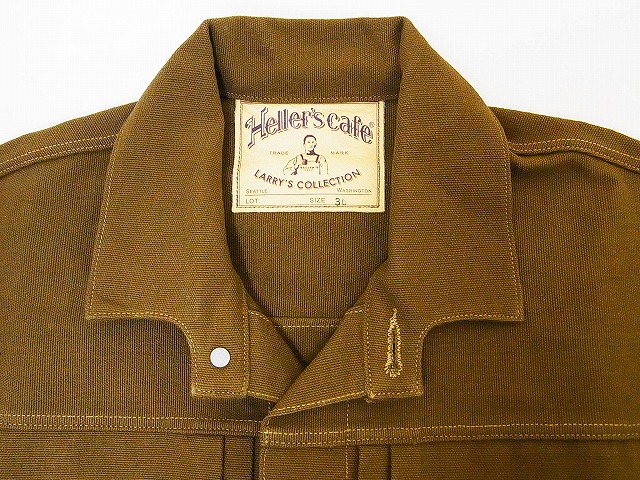 HELLER'S CAFE[ヘラーズカフェ] ブラウンダックジャケット