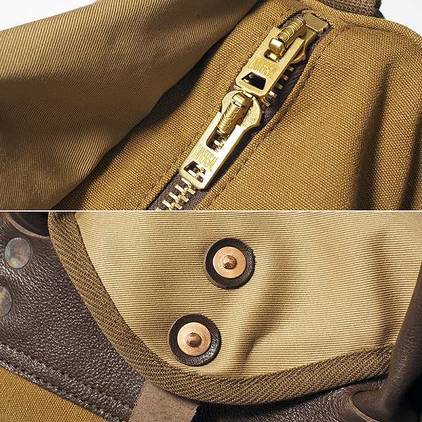 WAREHOUSE[ウエアハウス] ボストンバッグ レザー ＆ キャンバス 5218