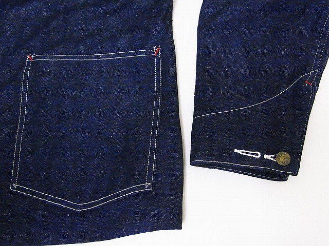 WAREHOUSE[ウエアハウス] カバーオール 2111 ブランケット付き デニム