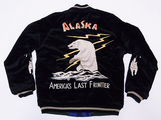 TAILOR TOYO[テーラー東洋] スカジャン TT13609 別珍 POLAR BEAR×EAGLE