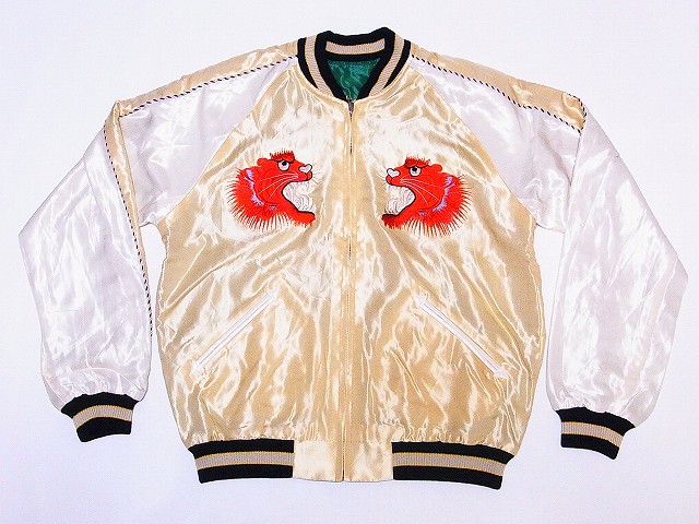TAILOR TOYO[テーラー東洋] スカジャン TT14331 RED TIGER×GOLD DRAGON