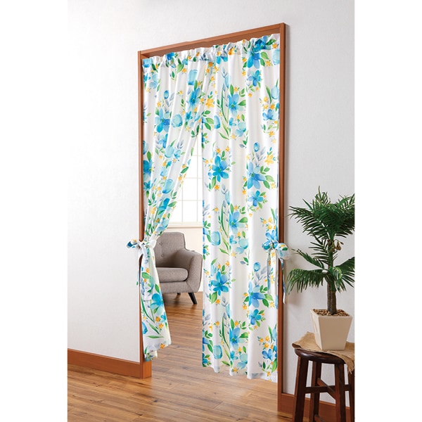 のれん 水彩風ワイド: 家具・インテリア／はぴねすくらぶ