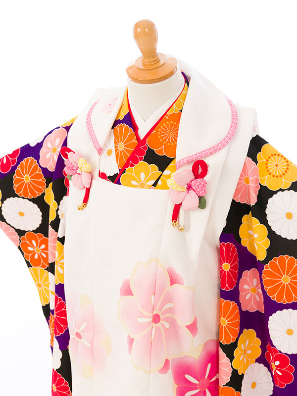 七五三|3歳女児|被布|対応身長:88~98cm|式部浪漫|#E-H-351｜全国宅配可