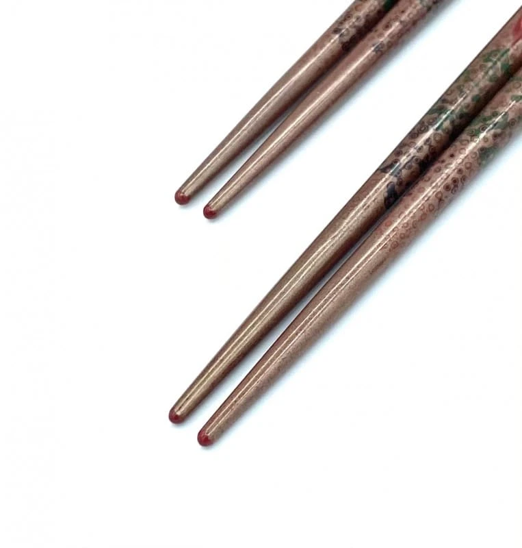 送料無料】津軽塗箸 堆朱錦塗 夫婦箸セット【桐箱入】 - お買い物