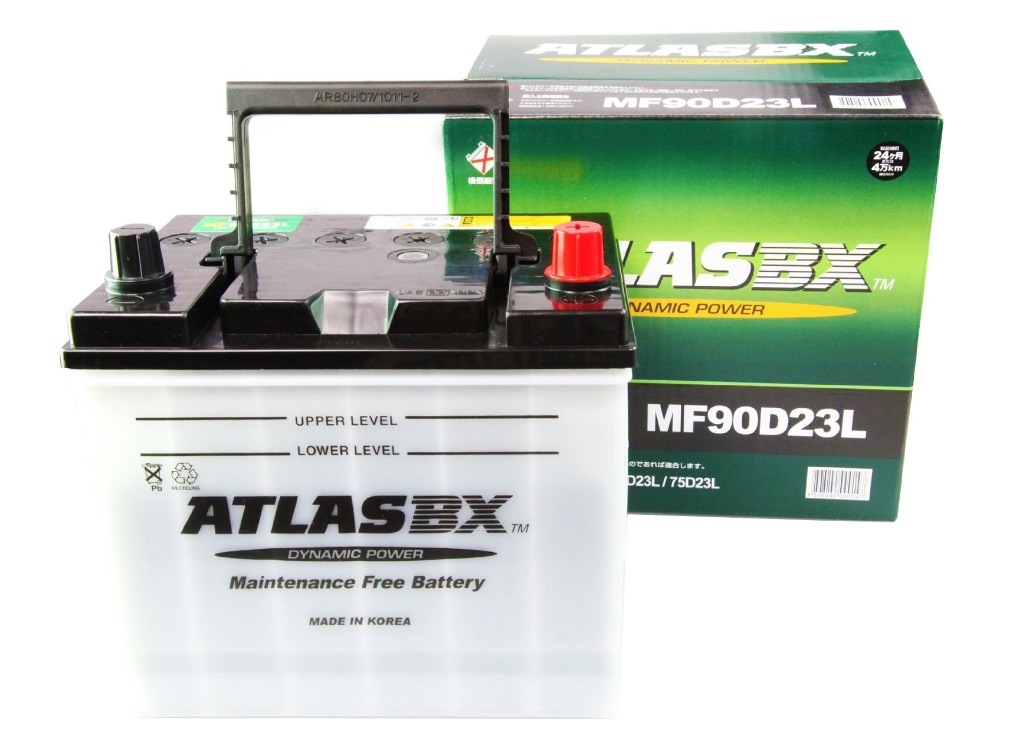 アトラス 自動車用バッテリー ATLAS 90D23L 商品詳細｜ピックアップ