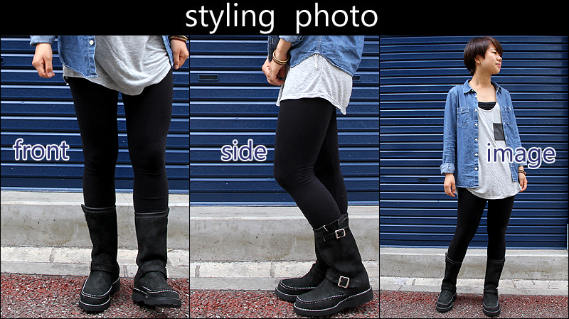 チペワ（CHIPPEWA）L97883 ブラックを履いてみたエンジニアブーツ