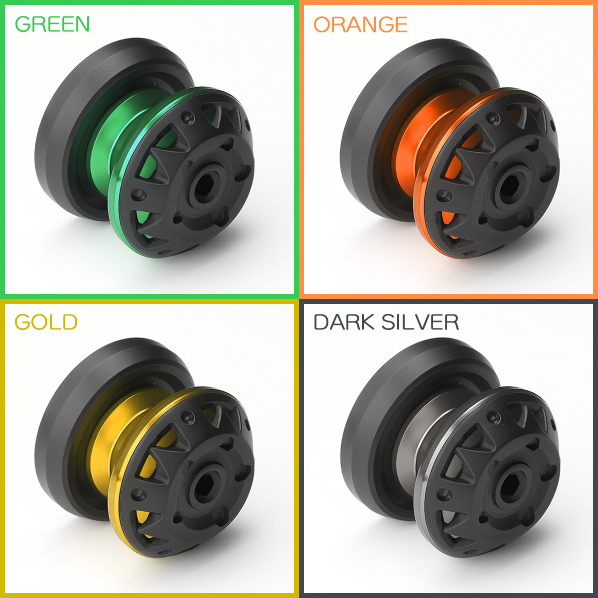 バイク スタンドフック スイングアーム用 M10 リア用 アルミ＆樹脂