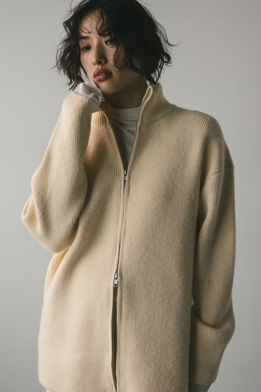STYLEMIXER | ジップニットカーディガン (カーディガン ) |SHEL'TTER
