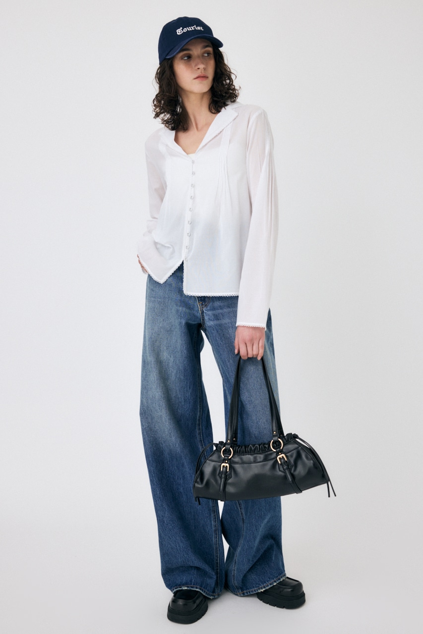 MOUSSY | COTTON PINTUCK ブラウス (シャツ・ブラウス ) |SHEL'TTER