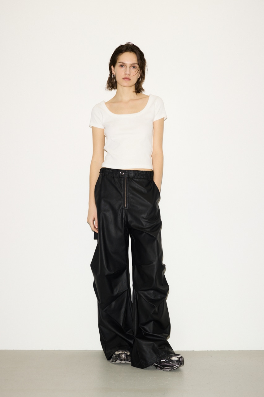 THROW by SLY | 【THROW】F／LEATHER LOOSE FLIGHT パンツ (パンツ