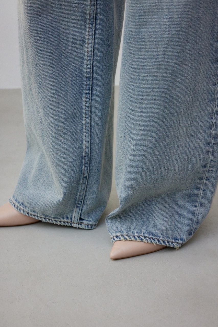 AZUL BY MOUSSY | AZUL DENIM ダメージラップデニム (ワイド ) |SHEL