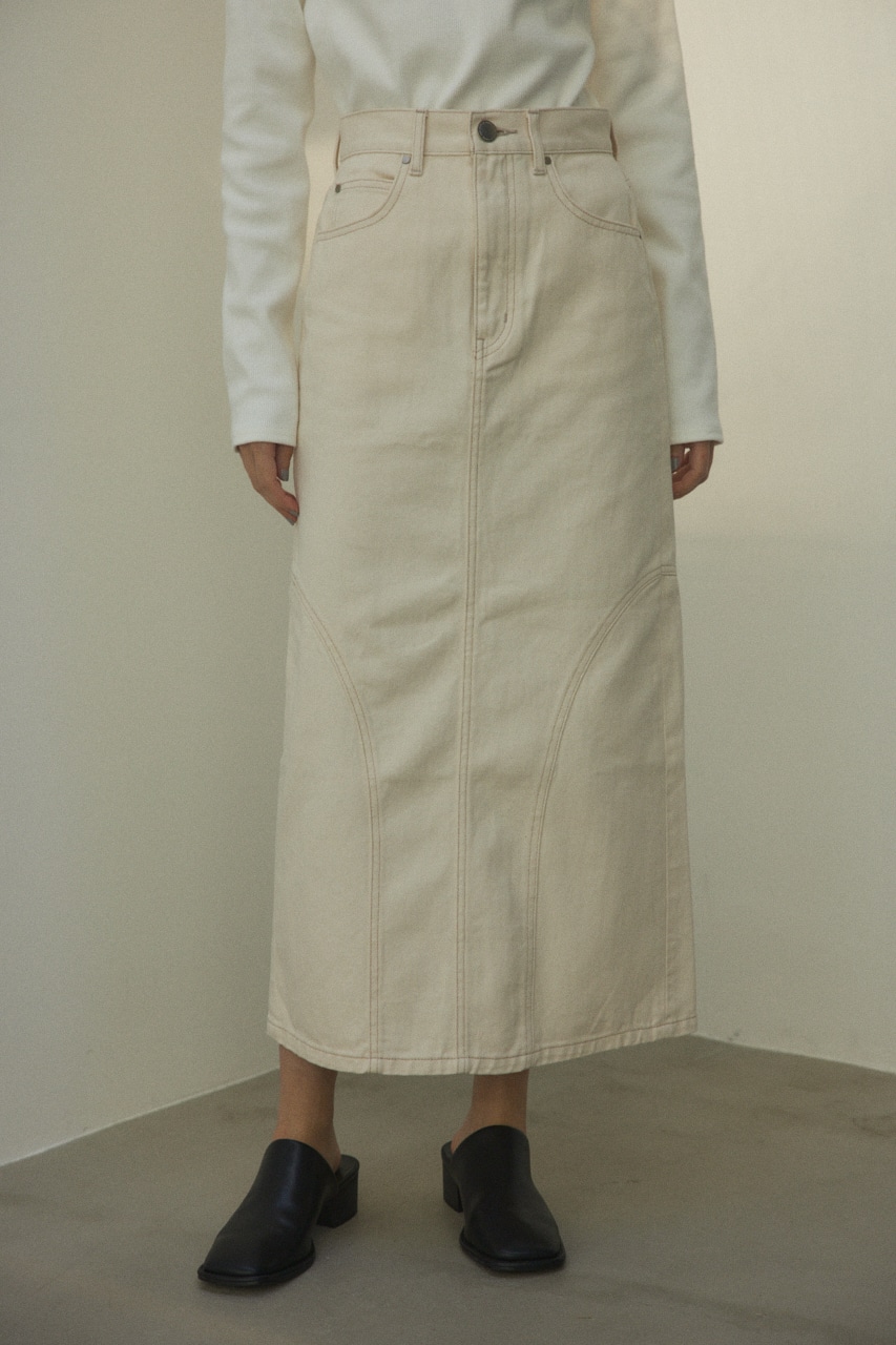 BLACK BY MOUSSY | switching long skirt (スカート ) |SHEL'TTER WEBSTORE